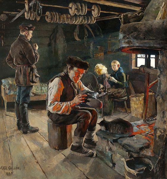  GALLEN-Kallela, Akseli Rustic Life